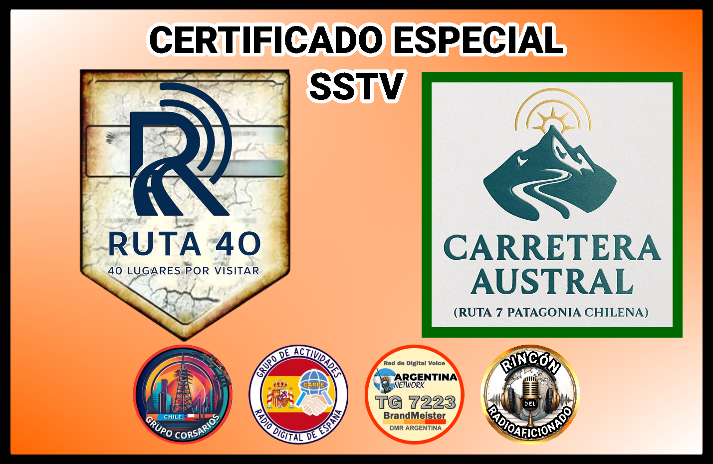 CERTIFICADO ESPECIAL Slow ScanTV SSTV