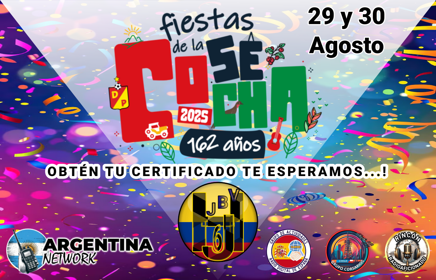 Actividad ANIVERSARIO 162° FIESTAS DE LA COSECHA PEREIRA COLOMBIA (edición 2025)