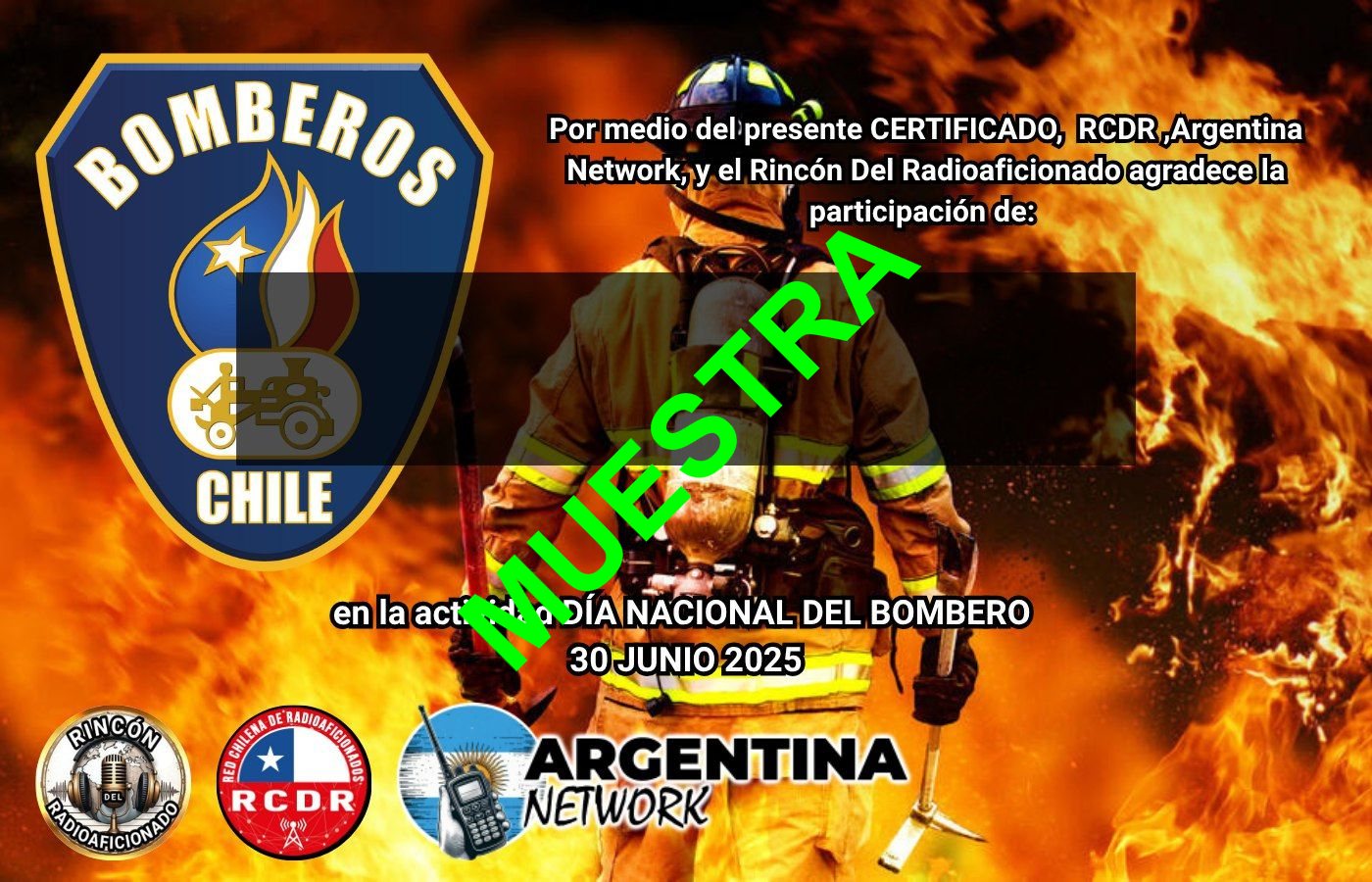 Actividad DÍA NACIONAL DEL BOMBERO CHILE