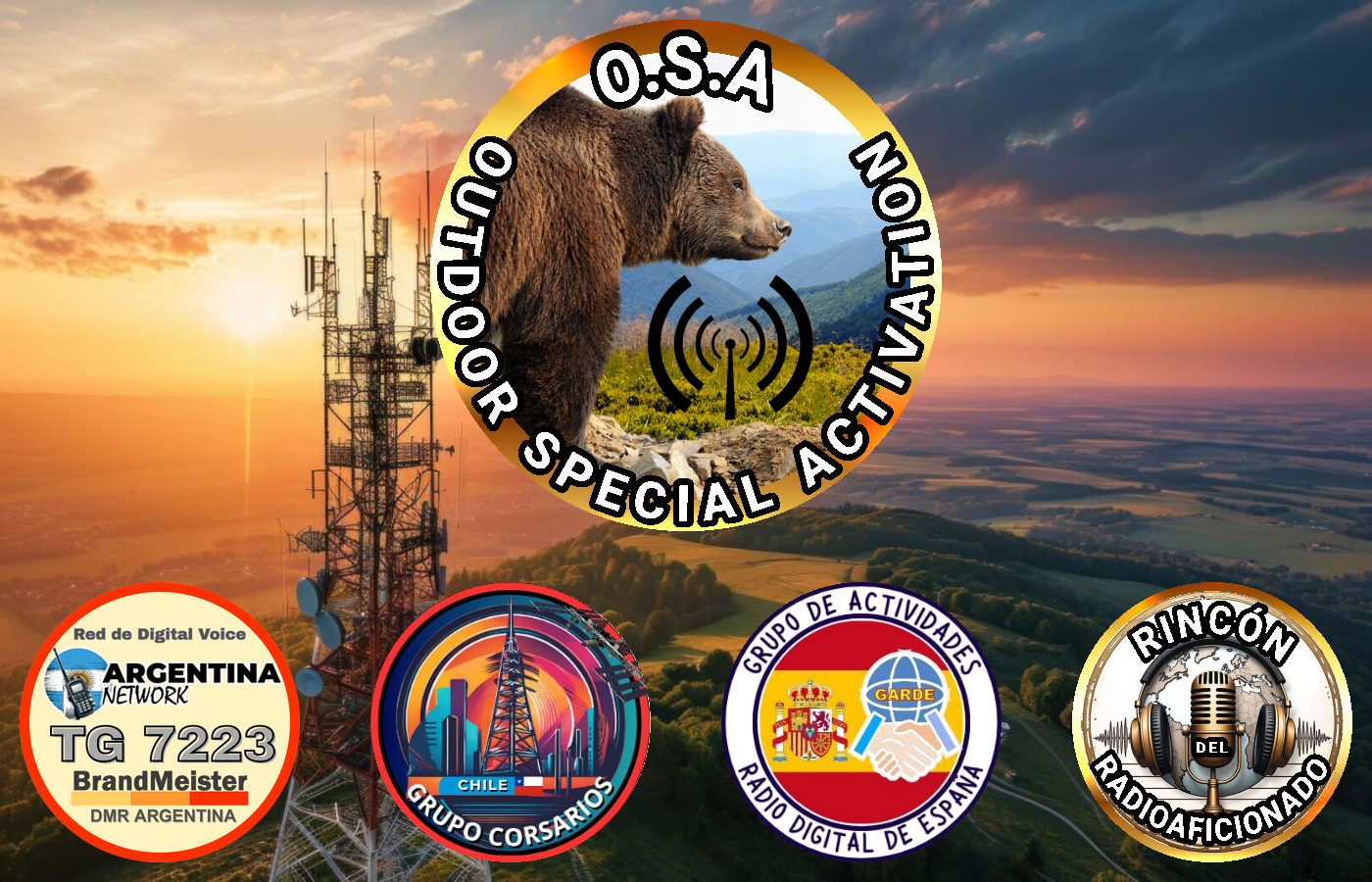 Actividad OUTDOOR SPECIAL ACTIVATION - QSL O.S.A CASCADA YEFE LU8HEG 18-09-25