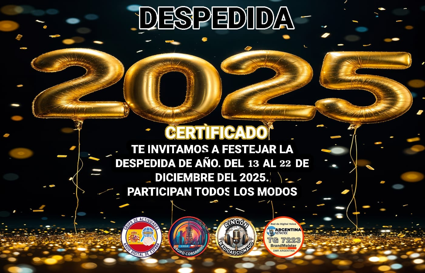 CERTIFICADO "DESPEDIDA DE AÑO 2025"