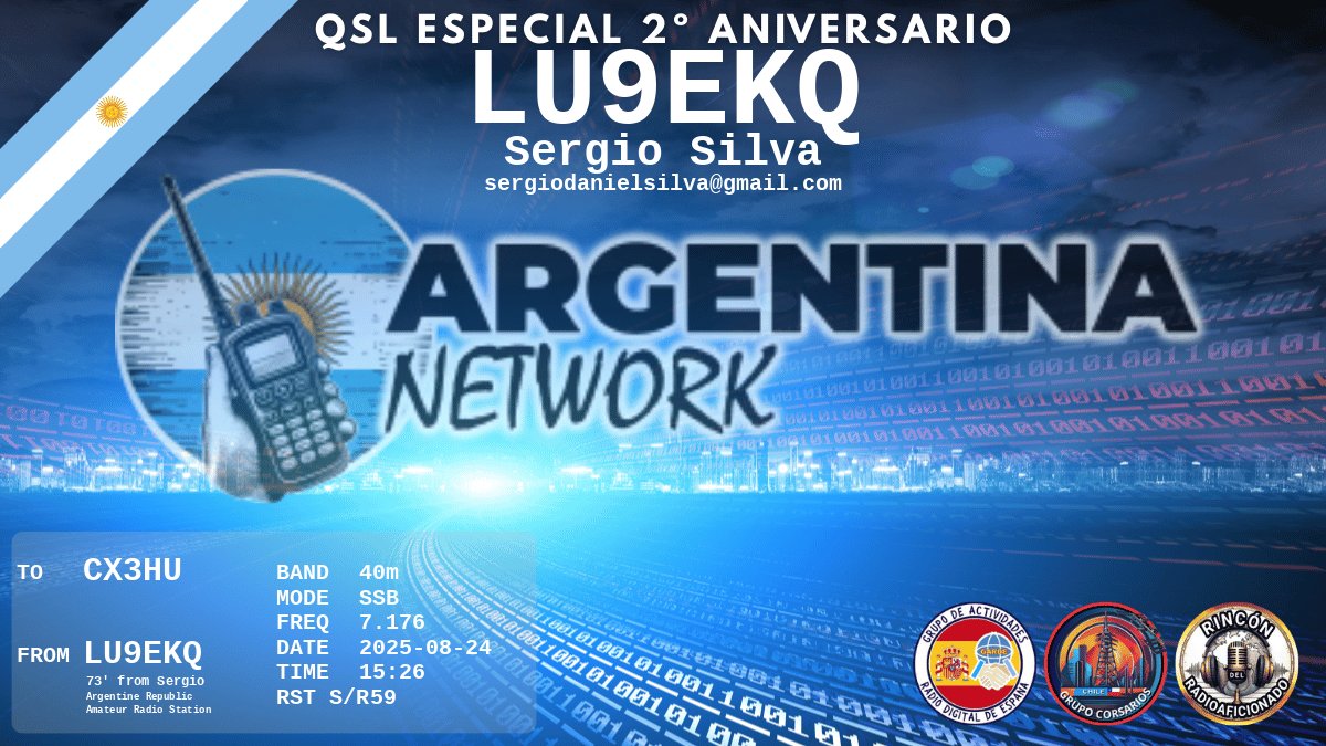 QSL CX3HU