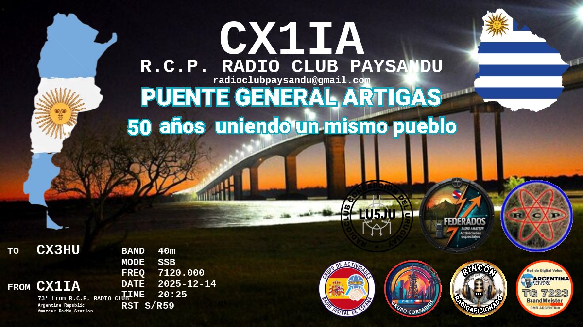 QSL CX3HU