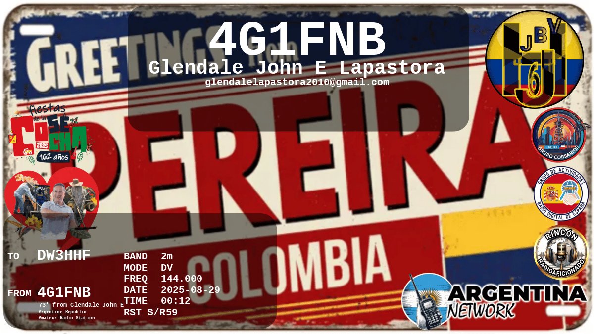 QSL DW3HHF