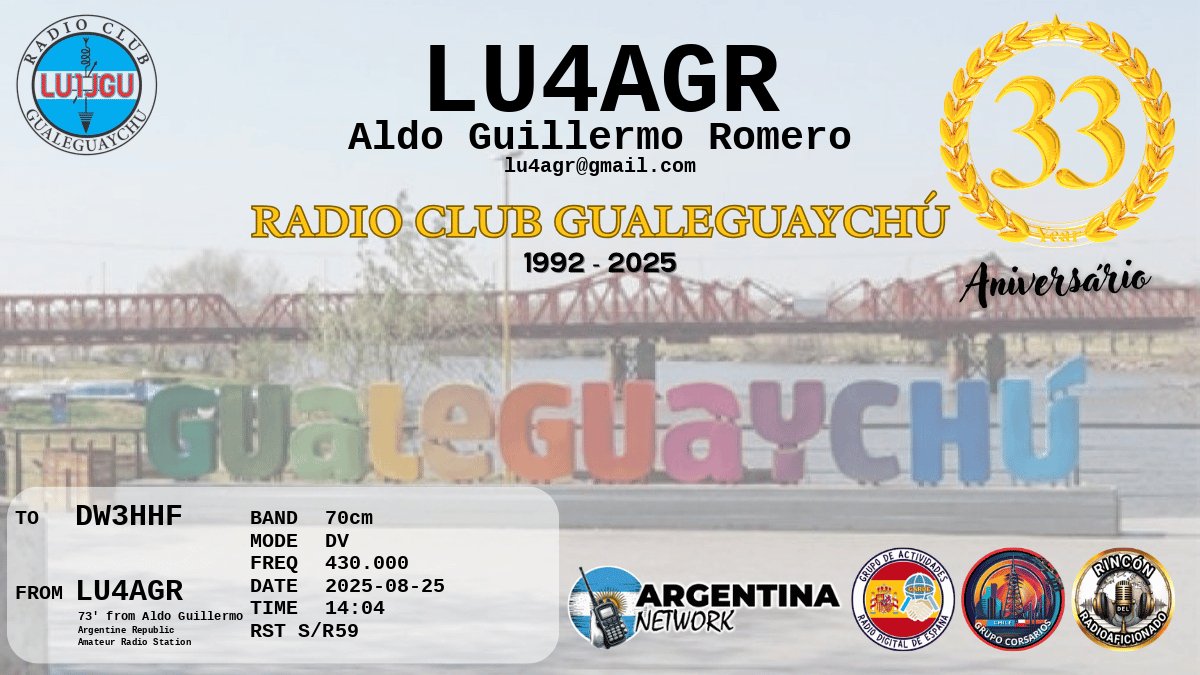 QSL DW3HHF