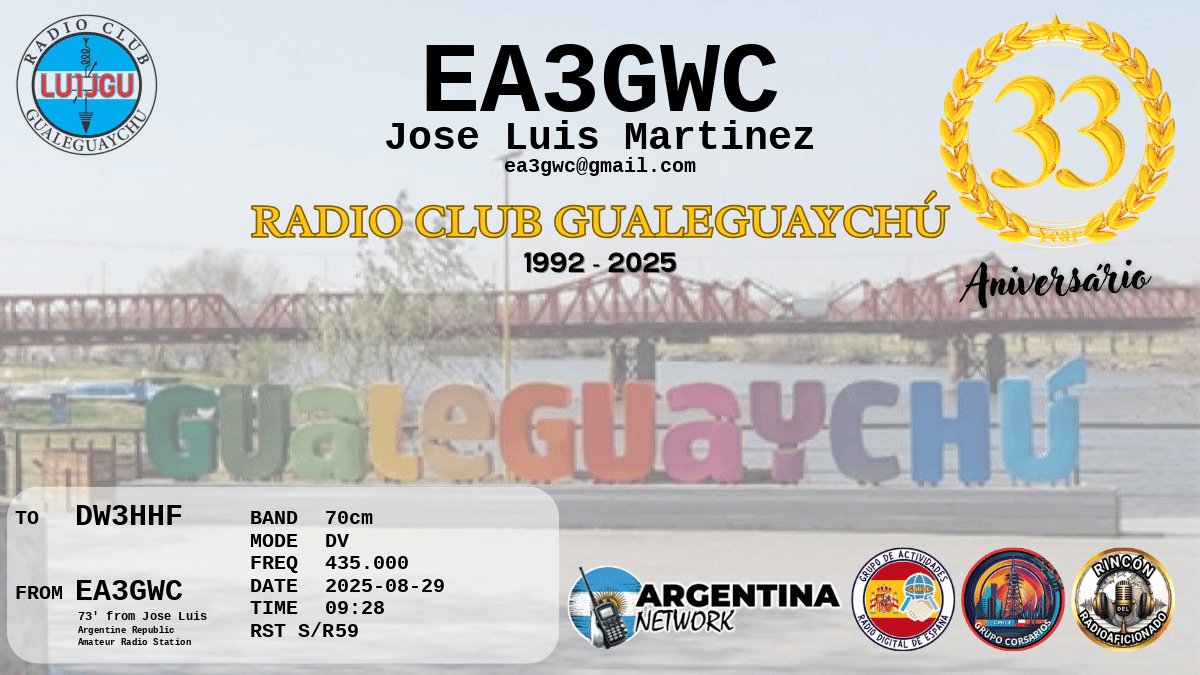 QSL DW3HHF