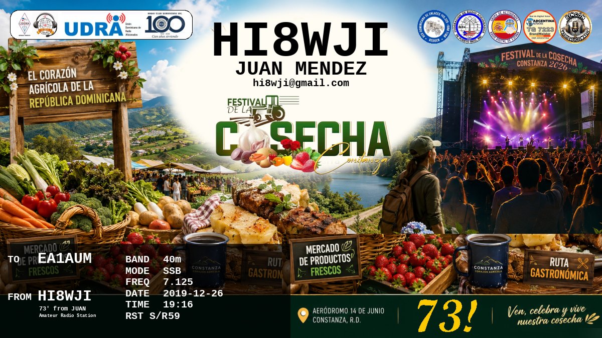 QSL EA1AUM