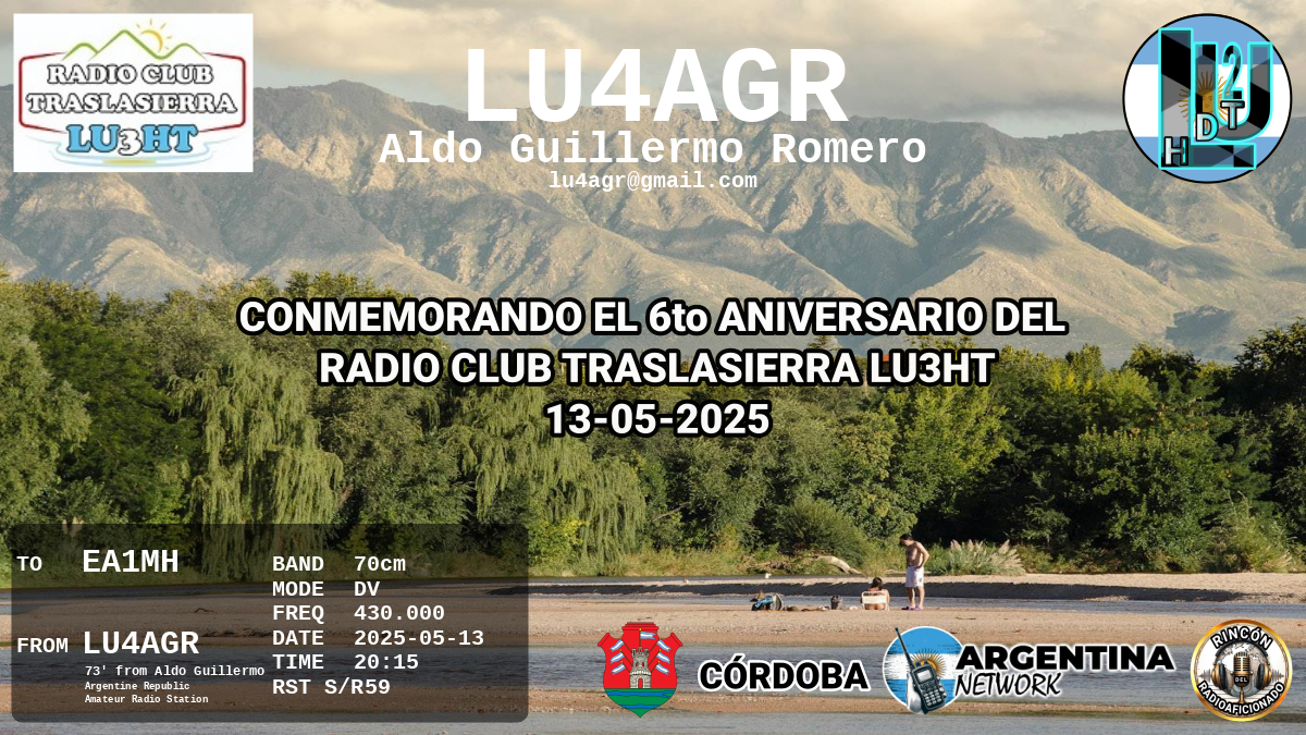 QSL EA1MH