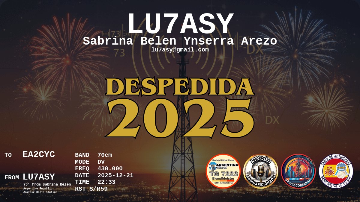 QSL EA2CYC