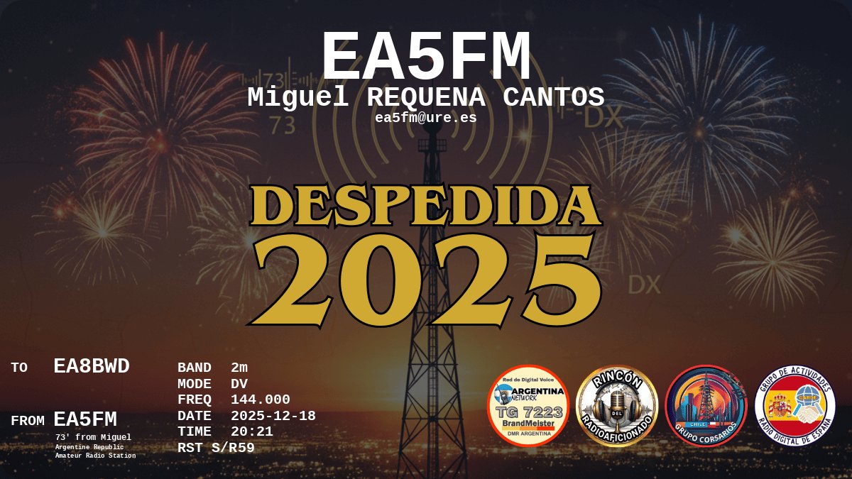 QSL EA8BWD
