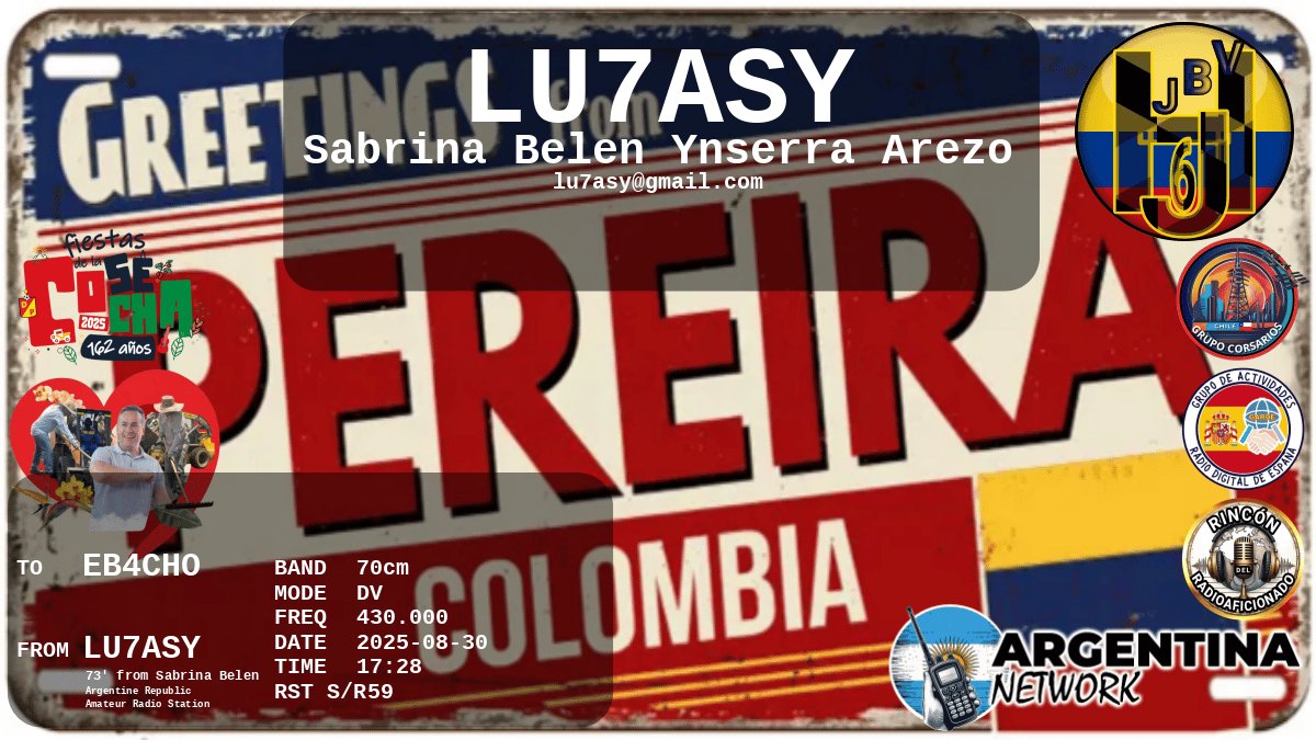 QSL EB4CHO