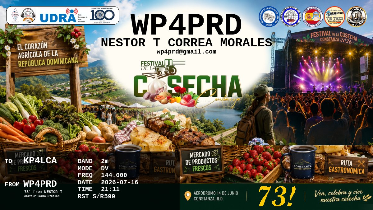 QSL KP4LCA