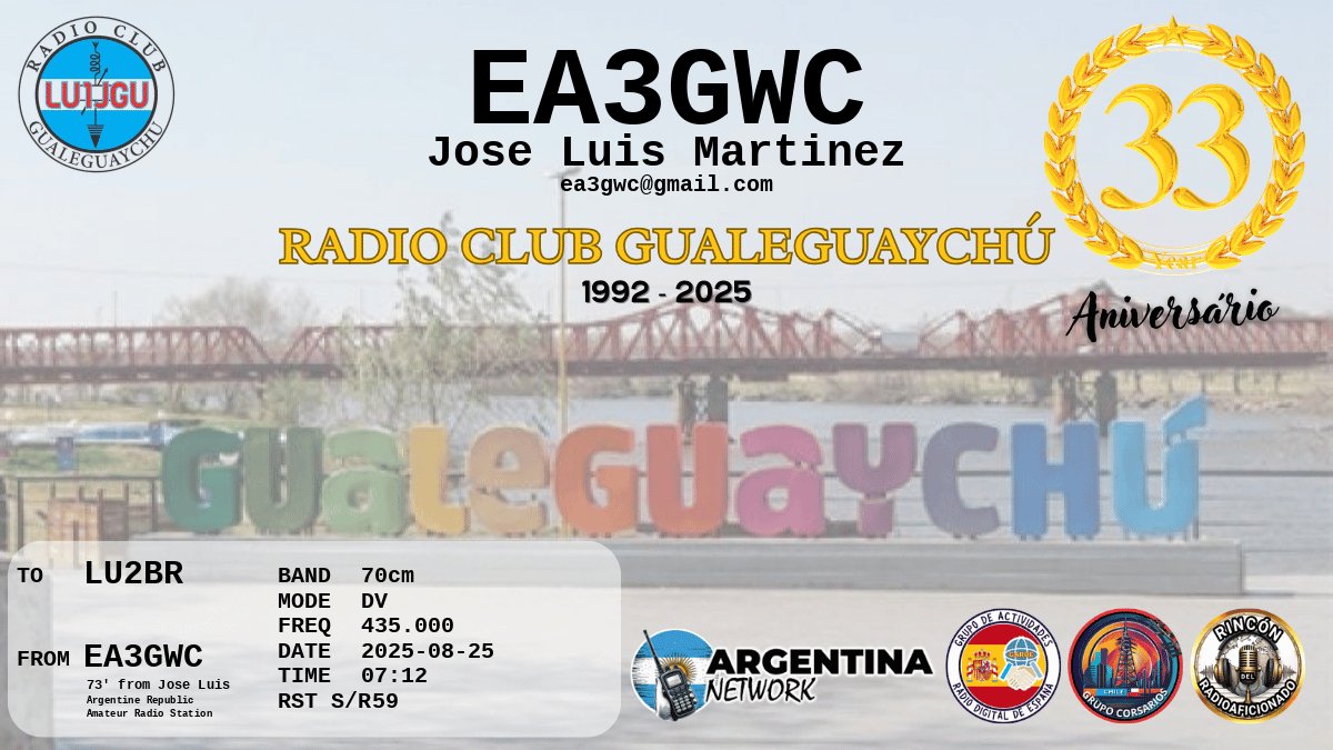 QSL LU2BR
