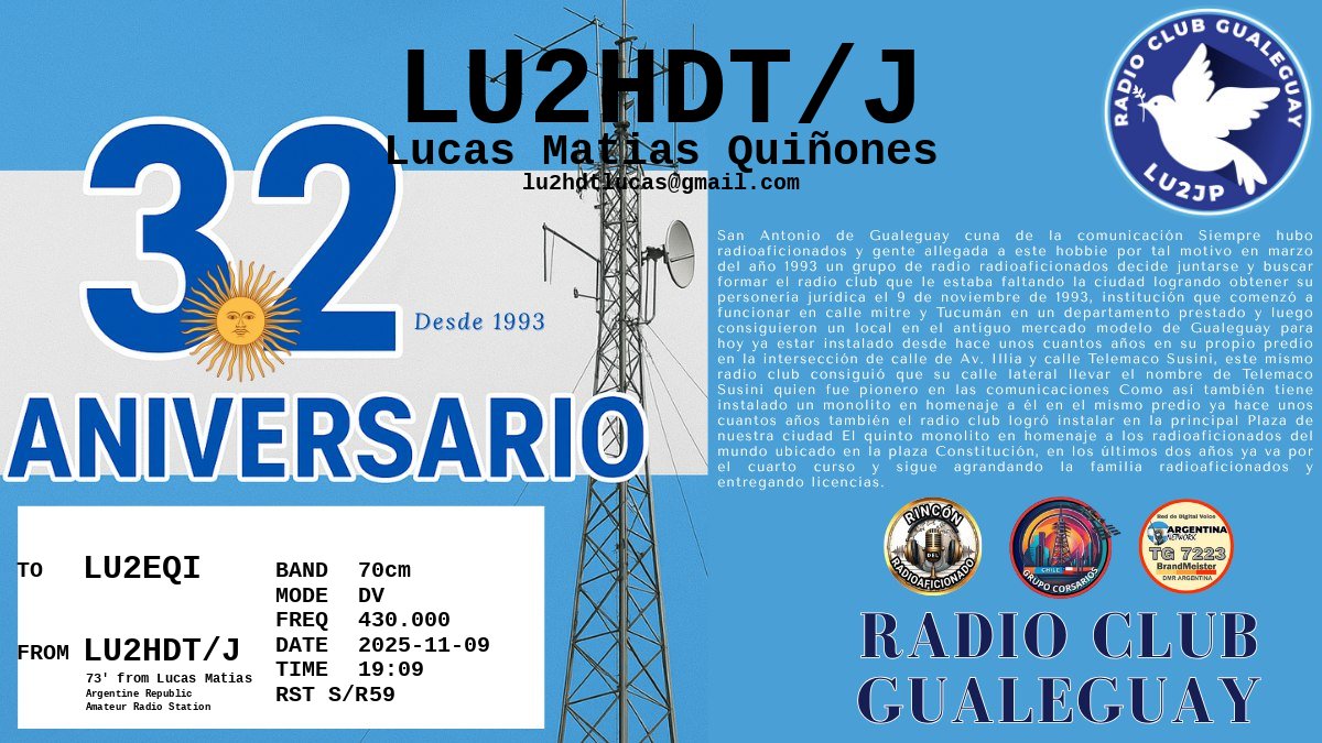 QSL LU2EQI