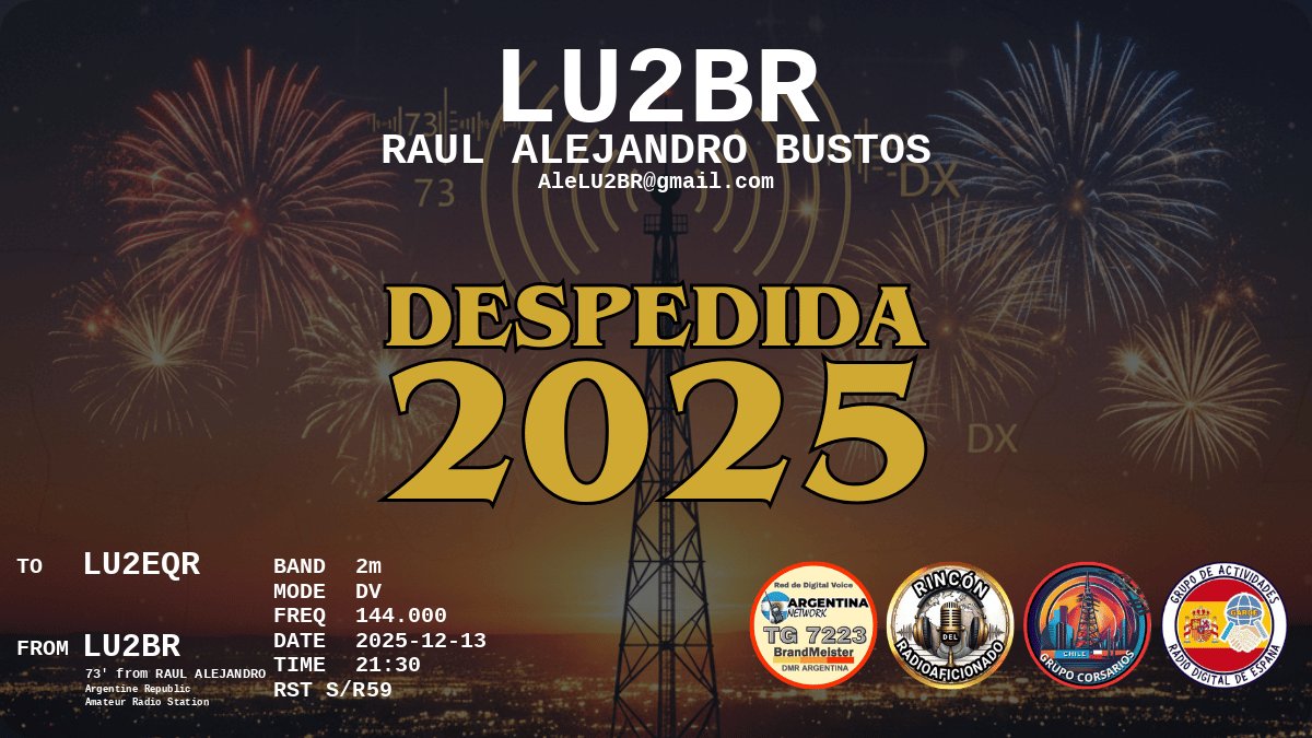 QSL LU2EQR