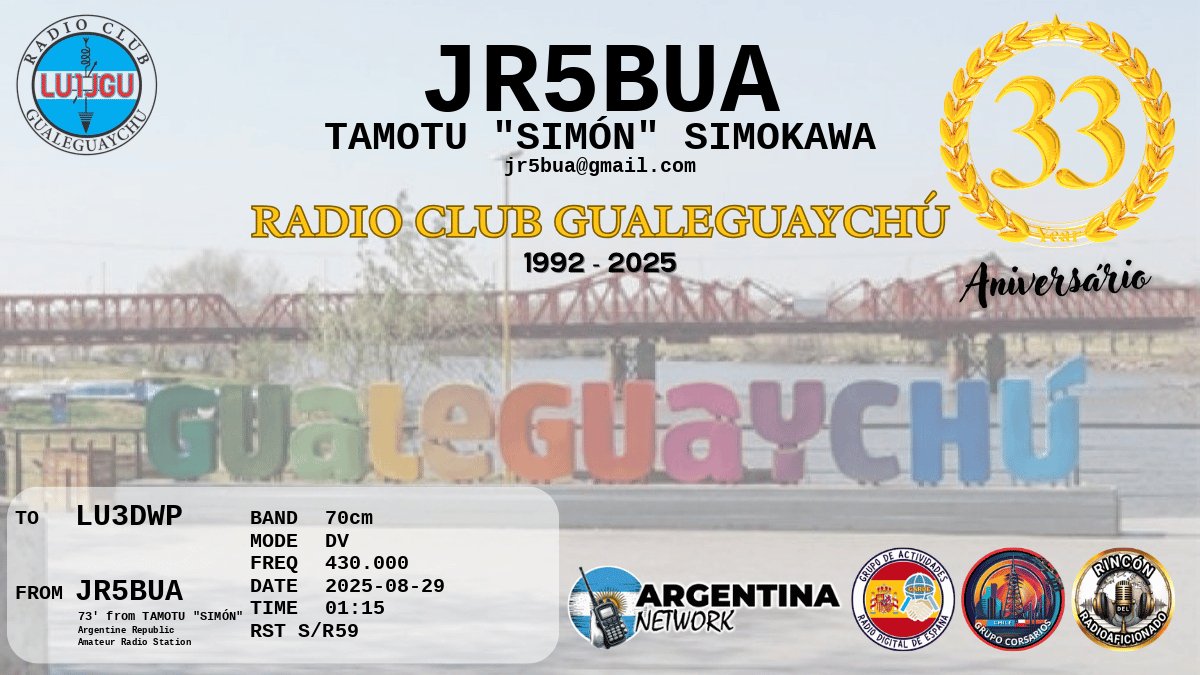 QSL LU3DWP