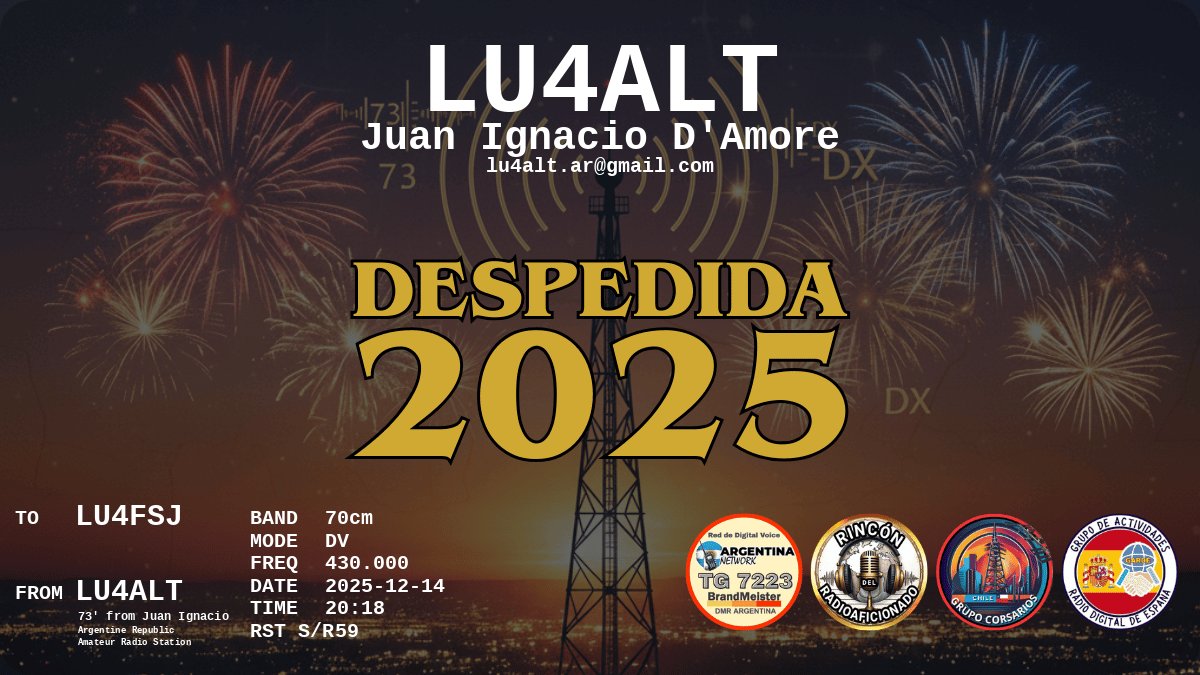 QSL LU4FSJ