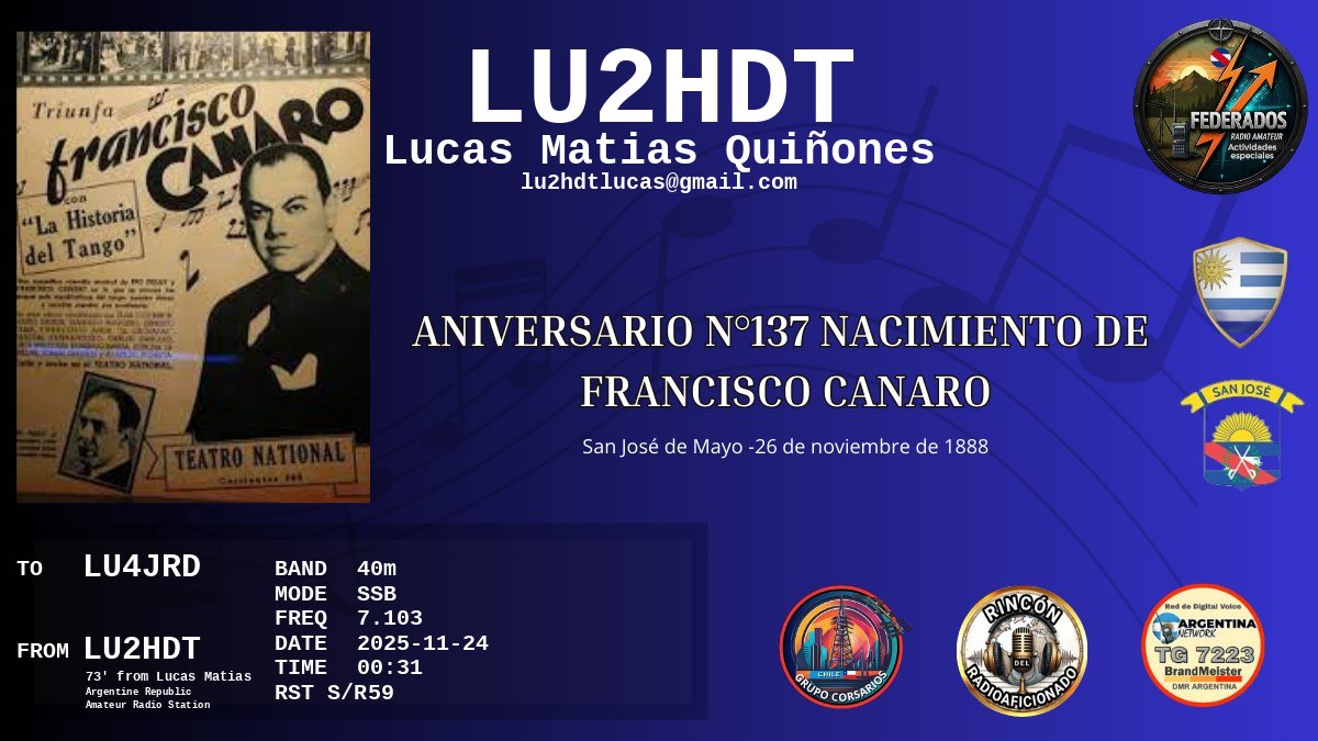 QSL LU4JRD