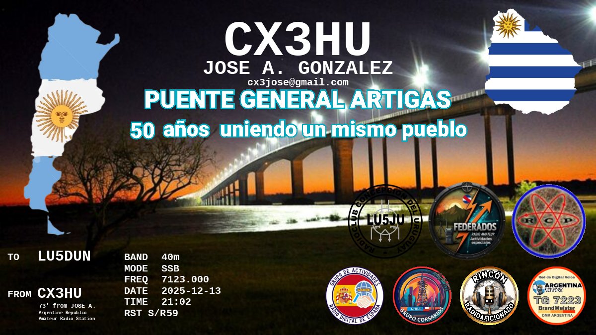 QSL LU5DUN