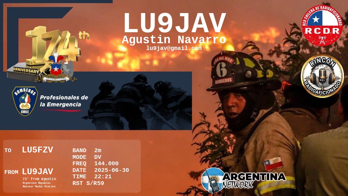 QSL LU5FZV