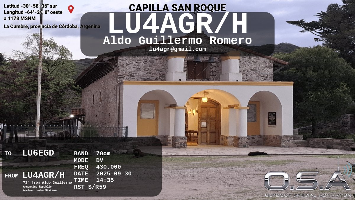 QSL LU6EGD
