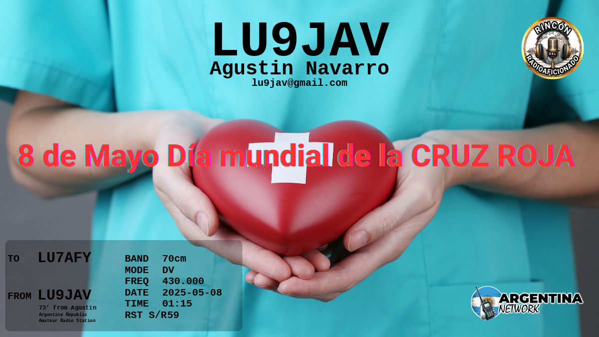 QSL LU7AFY
