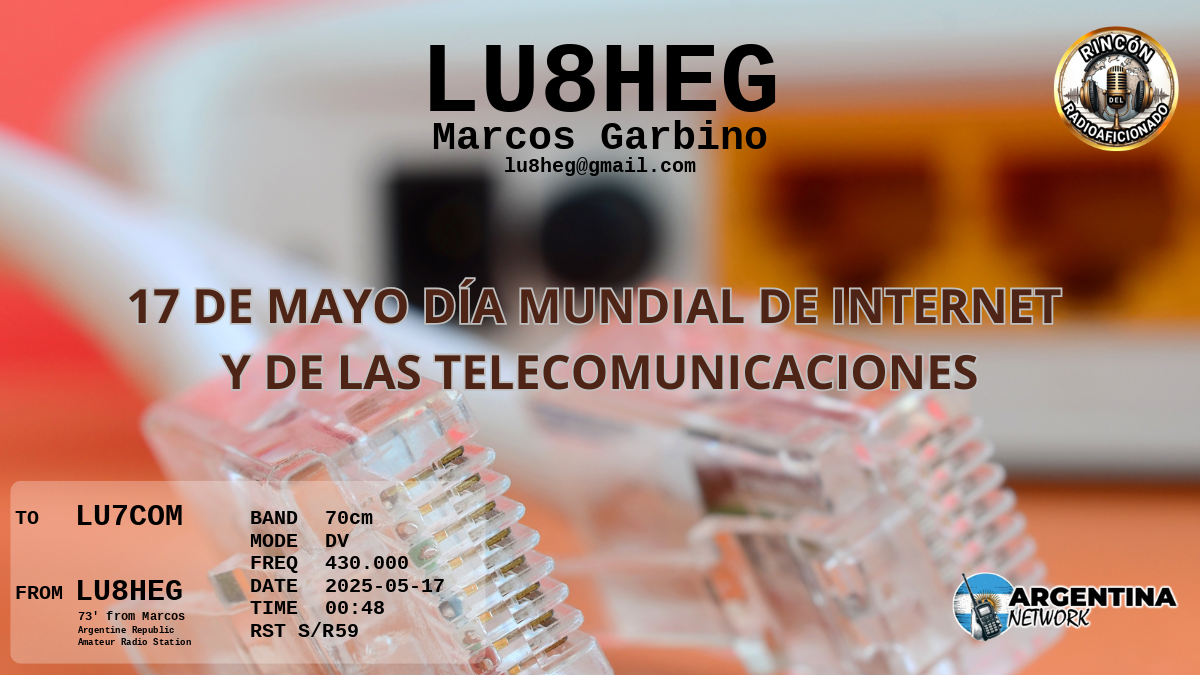 QSL LU7COM