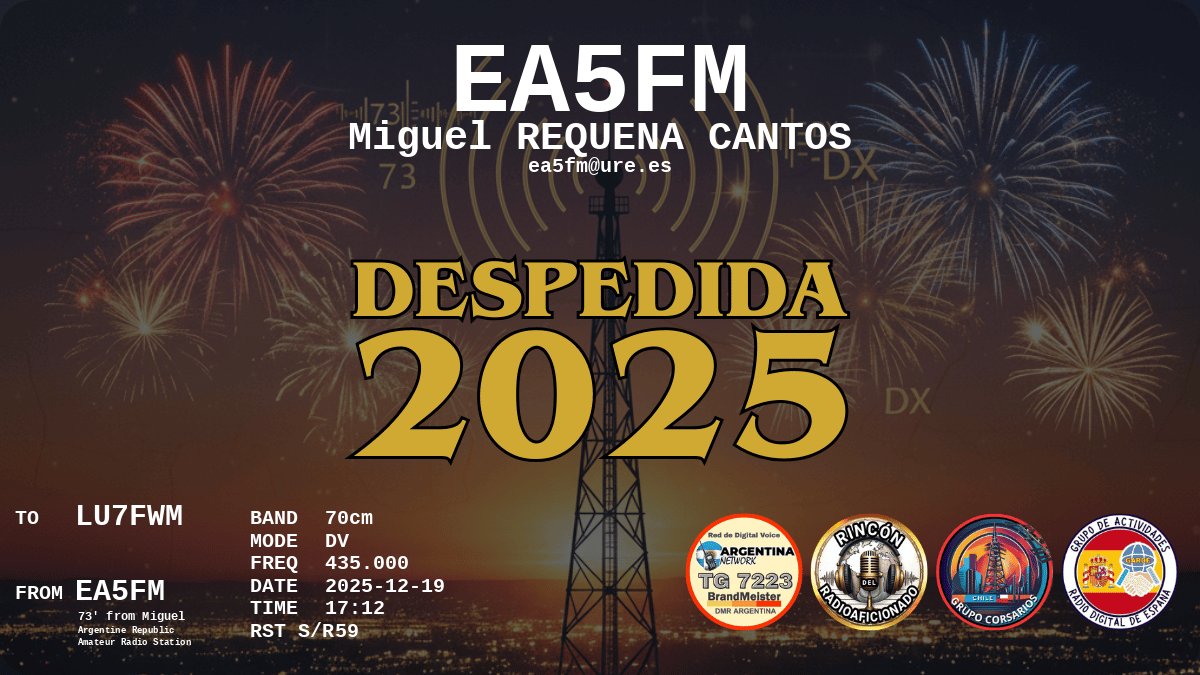 QSL LU7FWM