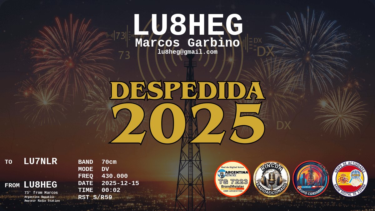 QSL LU7NLR