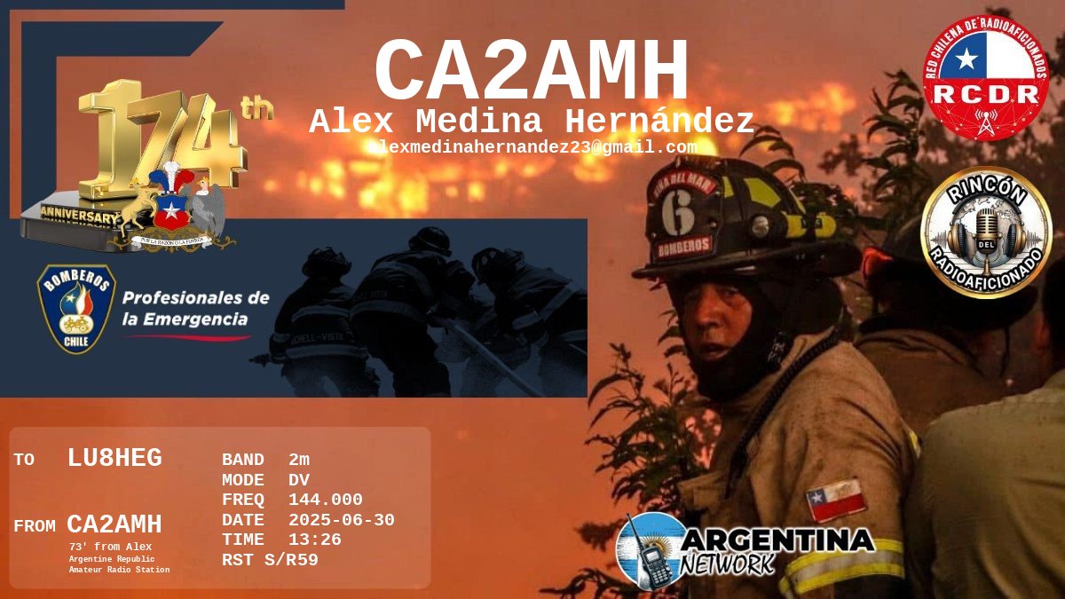 QSL LU8HEG