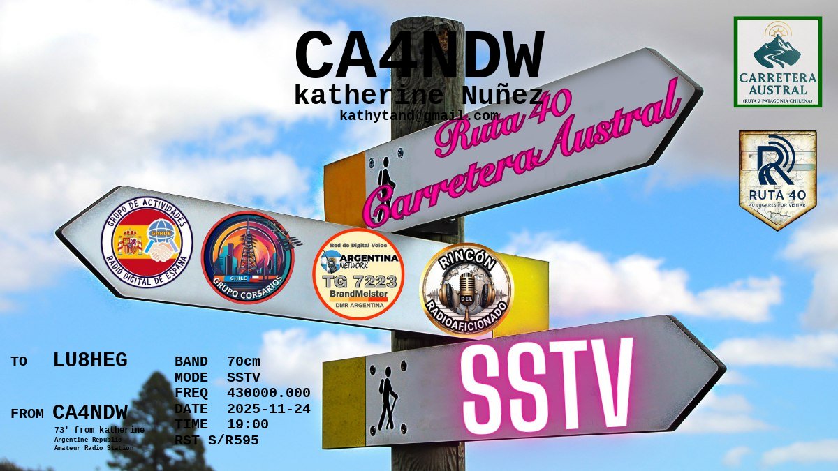 QSL LU8HEG