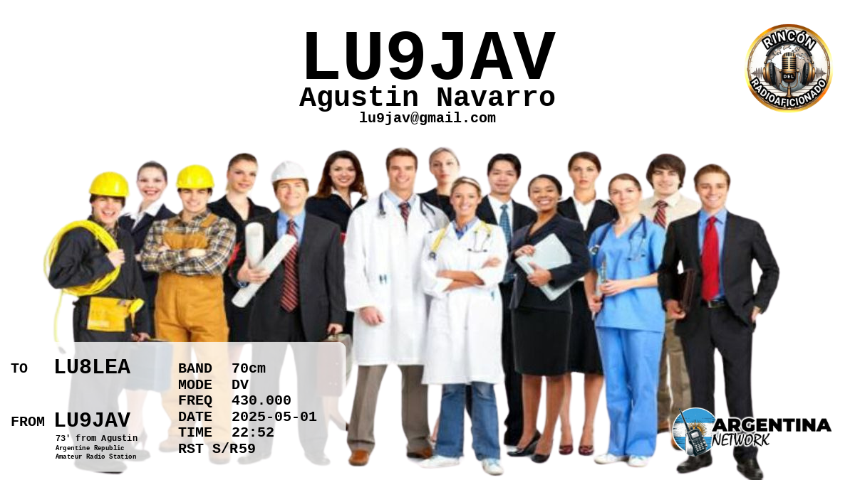 QSL LU8LEA