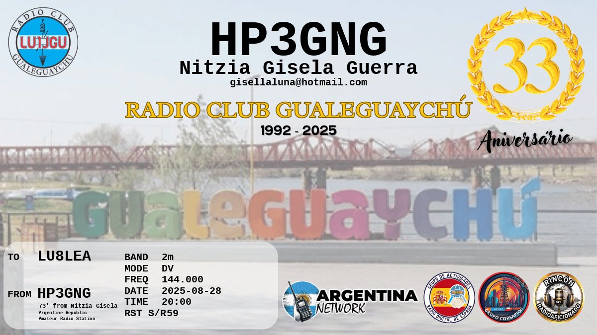 QSL LU8LEA