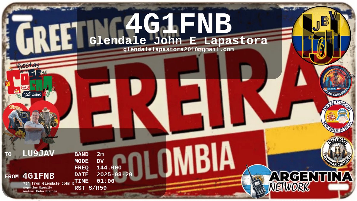QSL LU9JAV