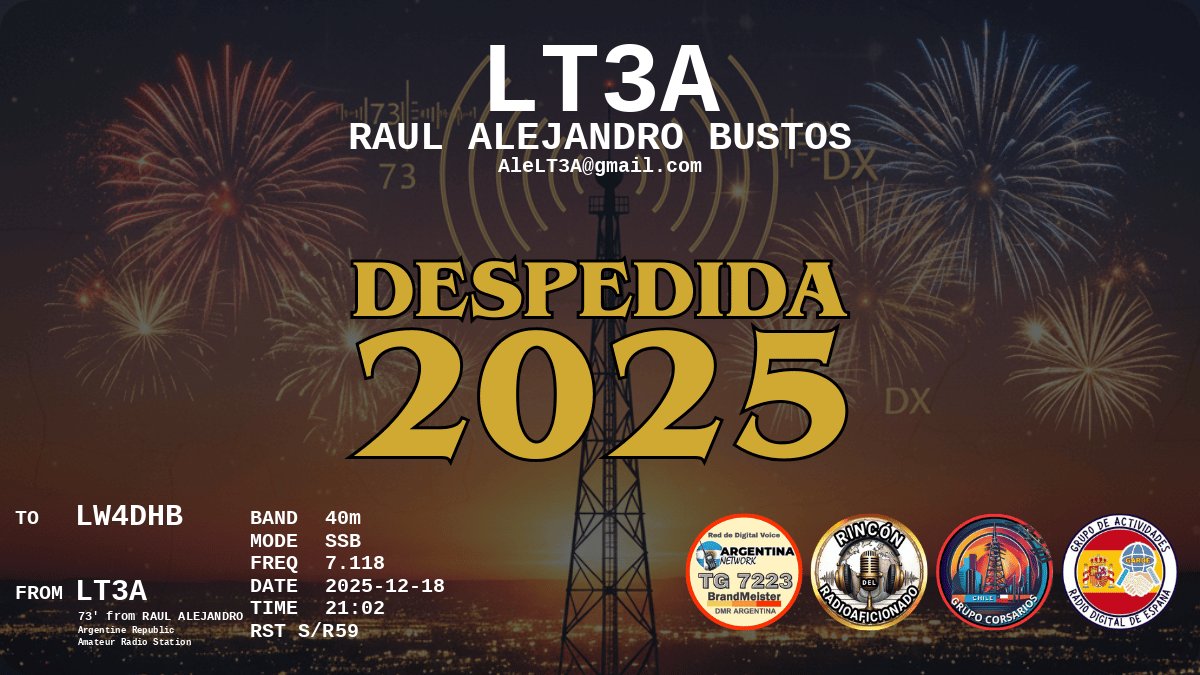 QSL LW4DHB