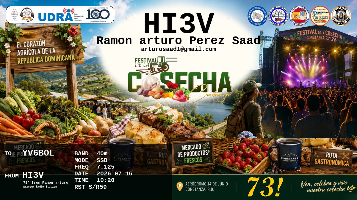 QSL YV6BOL