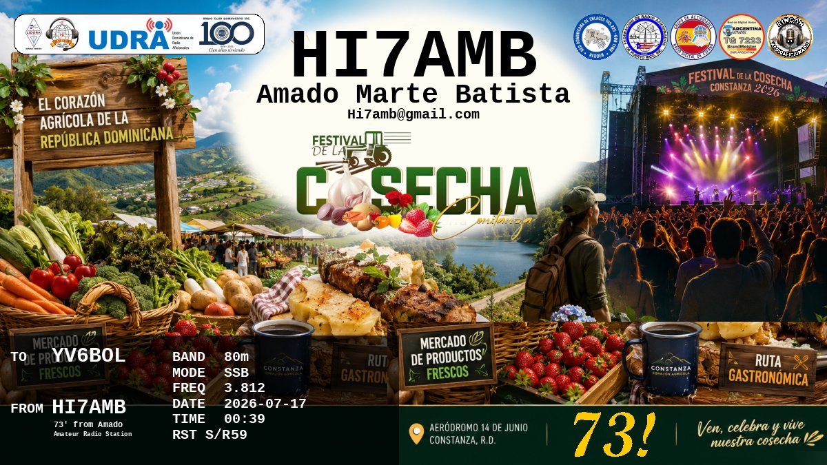 QSL YV6BOL
